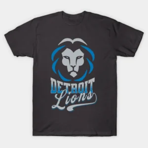 Detroit Lions Junk Food Clothing Black T-Shirts