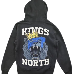 black detroit lions hoodie