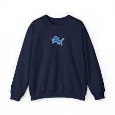 detroit lions embroidered sweatshirt